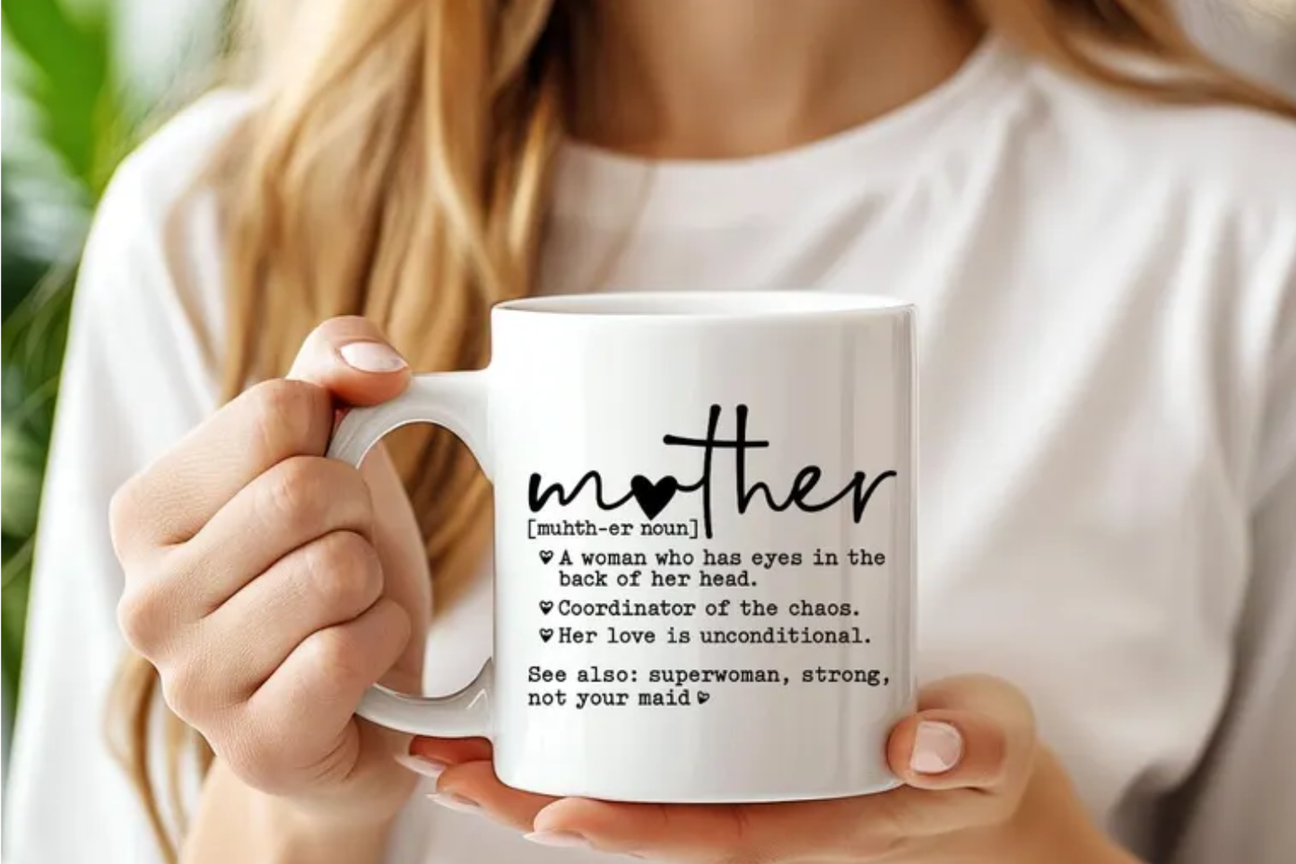 Mother Definition Mug – Funny & Inspirational Coffee Cup Gift for Mum